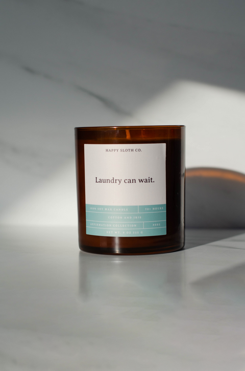 Laundry Can Wait Soy Candle