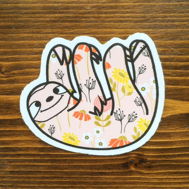 Happy Sloth Co. Floral Sticker Pack