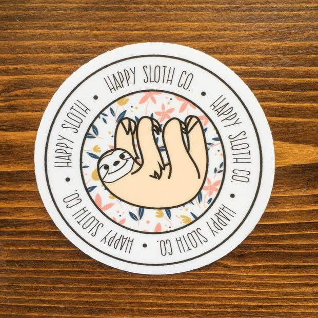 Happy Sloth Co. Floral Sticker Pack